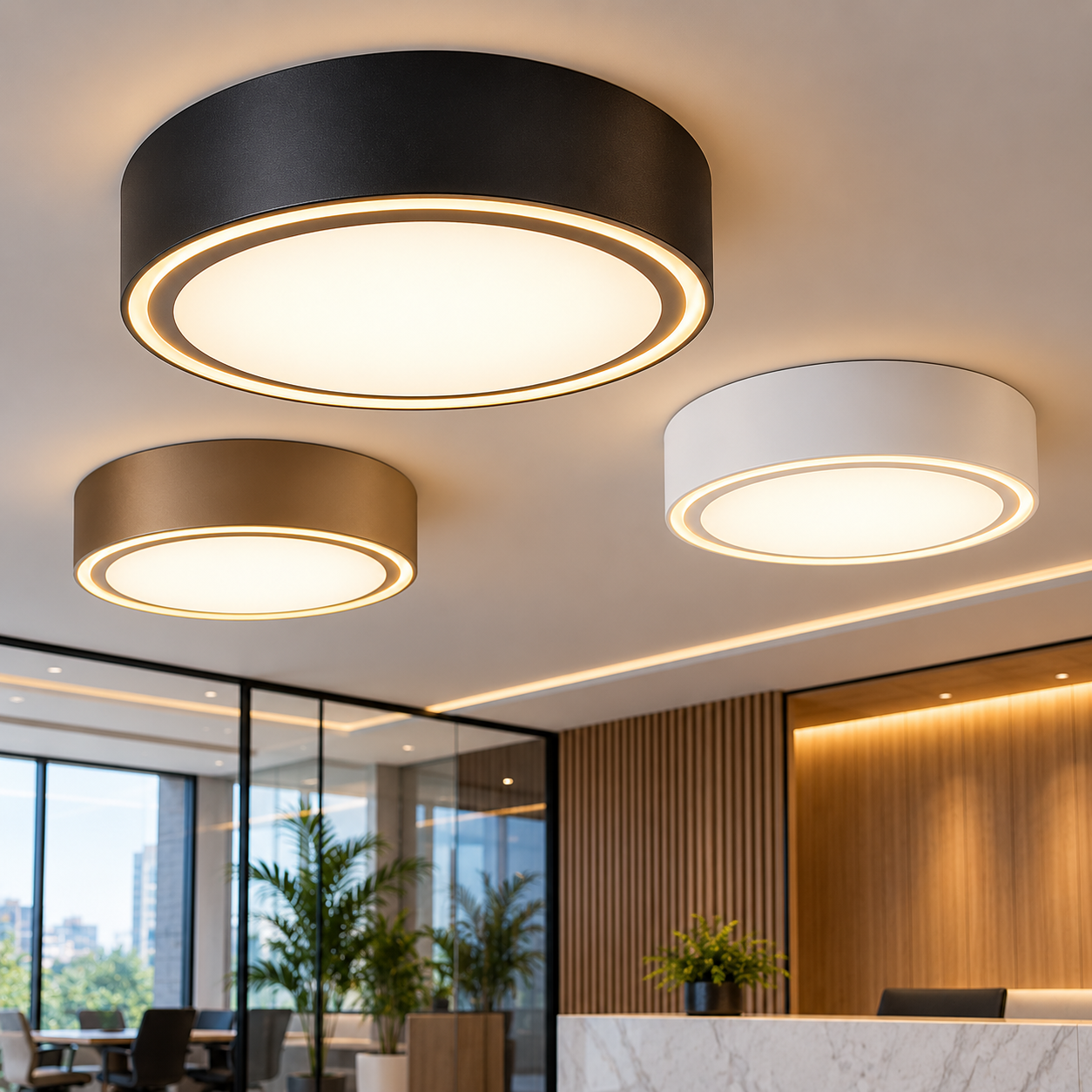 Surface Ring Drum Light